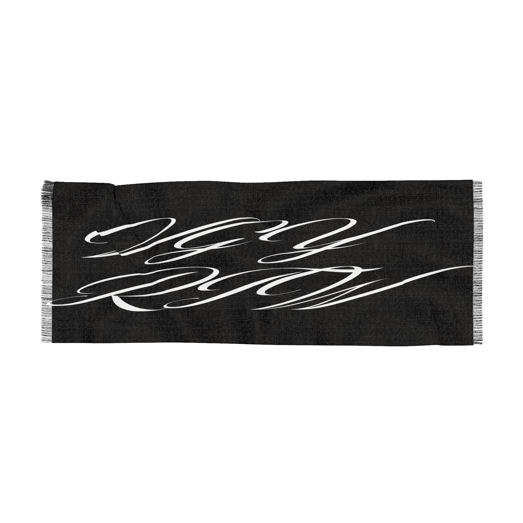 Script Scarf - Noir Flow